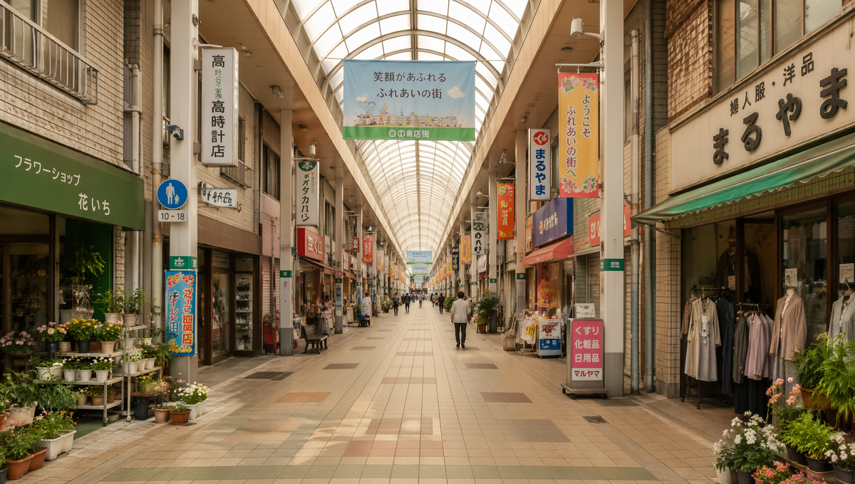 商店街を核にしたまちづくりとは？成功事例と活性化のポイント